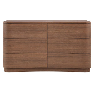 Mirae 6-Drawer Curved Dresser by Modway