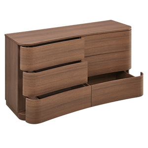 Mirae 6-Drawer Curved Dresser by Modway
