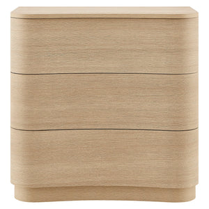 Mirae 3-Drawer Curved Compact Dresser by Modway
