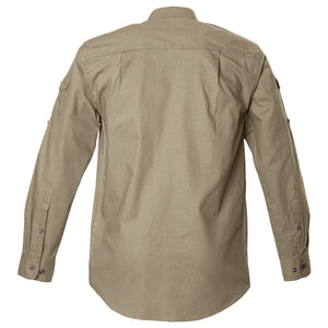 Shooter Shirt for Men with Embroidered Buffalo Logo - L/Sleeve