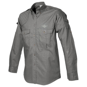 Shooter Shirt for Men with Embroidered Buffalo Logo - L/Sleeve