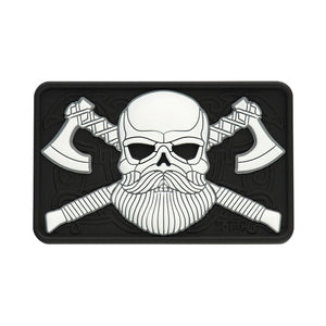 M-Tac Bearded Skull with Axes 3D PVC