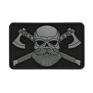 M-Tac Bearded Skull with Axes 3D PVC