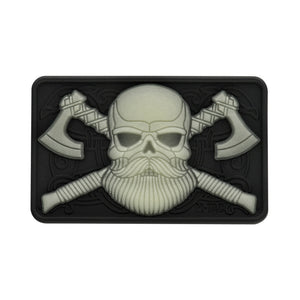 M-Tac Bearded Skull with Axes 3D PVC