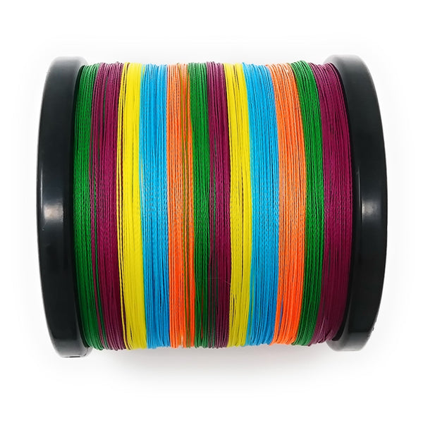 Reaction Tackle Braided Fishing Line - Multi-Color