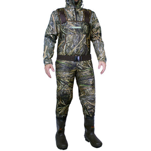 BAYOU 3.5mm Neoprene Camo Chest Wader – 600g Boots