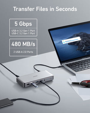 Anker <b>563</b> USB-C Docking Station (10-in-1) - TRAPSKI
