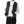 Caspian Black Leather Vest for Men