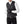 Caspian Black Leather Vest for Men