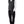 Caspian Black Leather Vest for Men