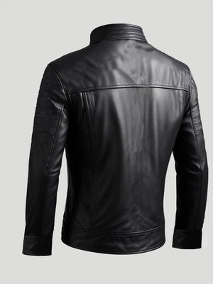 Martin Men Black Leather Jacket
