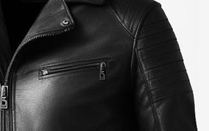 Martin Men Black Leather Jacket