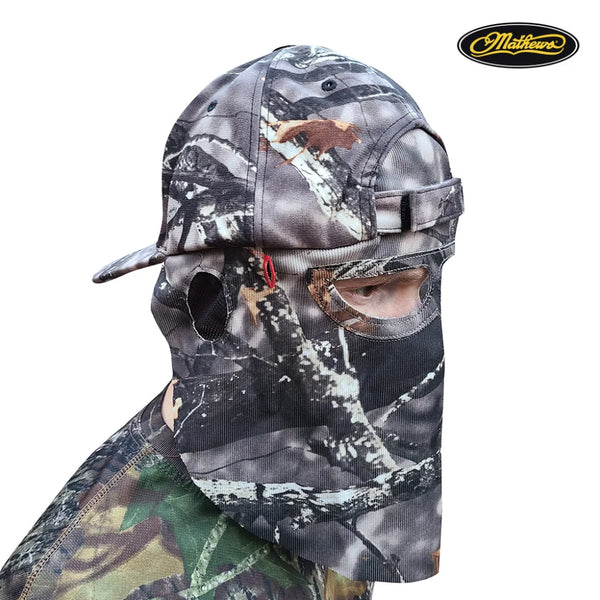 2-in-1 REAR Face Mask and Camo Hat (Fitted)