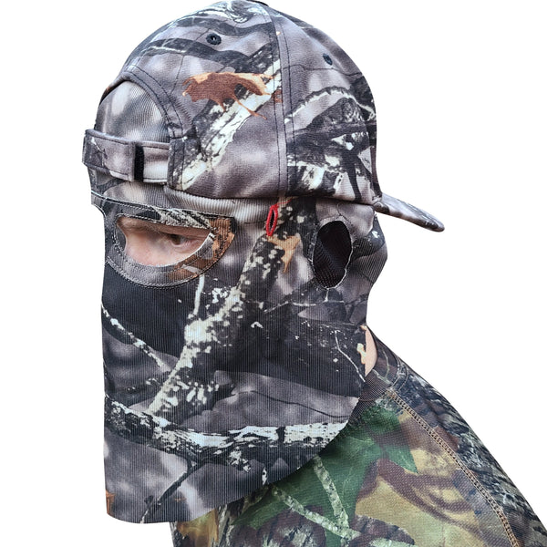 Mathews Logo Camo Hat with Face Concealment