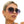 Smaller Megan 2 - Faded Purple & Pink Metal Aviator Sunglasses