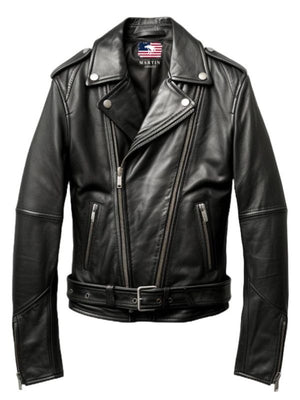 Men’s Black Leather Biker Jacket – Biker Leather Jacket