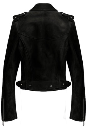 Men’s Black Suede Leather Jacket