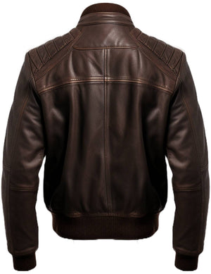 Men’s Dark Brown Leather Jacket