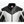 Men’s Faux Leather Jacket - White and Black Jacket