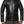 Men Hooded Distressed Ghost Leather Jacket – Black