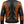 Men’s Orange and Black Waxed Leather Jacket