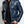 Men Leather Jacket - Navy Blue Leather Jacket