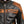 Men’s Orange and Black Waxed Leather Jacket