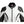 Men’s White and Black Leather Jacket – Biker Style