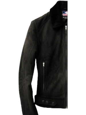 Men’s Suede Leather Jacket Black – Suede Black Jacket