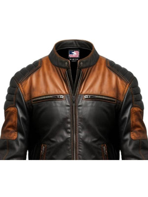 Men’s Tan Brown Leather Jacket - Jackets for Men