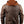 Men Voguish Brown Detachable Hooded Leather Jacket