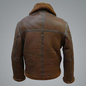 Mens B3 Aviator RAF Shearling Flight Bomber Jacket