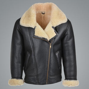 Men’s B3 Flying Cockpit Aviator Shearling Jacket