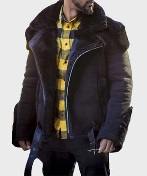Men’s Casual Sheepskin Shearling Jacket