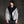 Men’s Aircraft Pilot Shiny Sheepskin Shearling Silver Leather Jacket