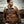 Men’s B3 Airforce Brown Embroidered Shearling Leather Bomber Jacket