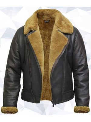 Men’s Leather Shearling Sheepskin Jacket