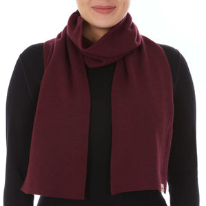 Merino Wool Knit Scarf | 100% Merino Wool
