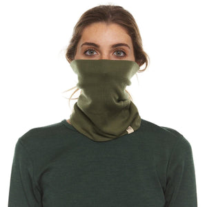 Midweight Wool Neck Gaiter - 100% Merino Wool