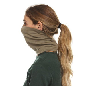 Midweight Wool Neck Gaiter - 100% Merino Wool