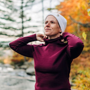 Women's 100% Merino Wool Turtleneck - Midweight