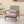 Modern Accent Chair with Rubber Wood Frame and Lumbar Pillow