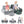 Modular Kids Play Couch Set Glow in the Dark with Portable Handles