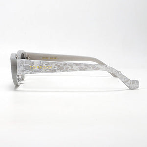 Kat x Money Moves - Silver Cateye Sunglasses