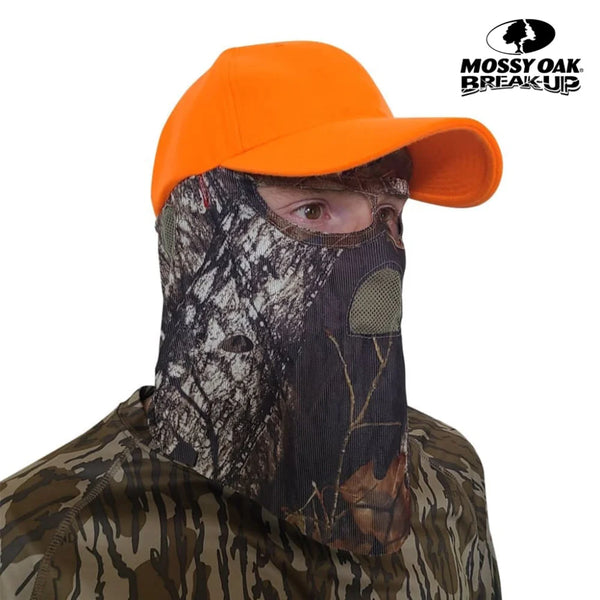 2-in-1 FRONT Face Mask and Camo Hat for Duck Hunting