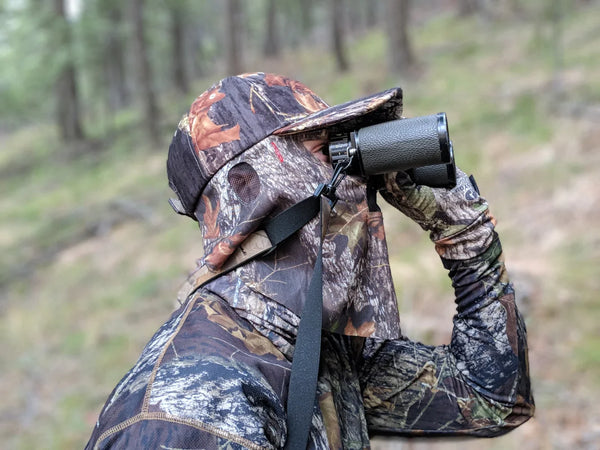 2-in-1 FRONT Face Mask and Camo Hat for Duck Hunting