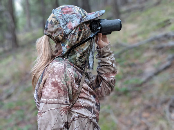 2-in-1 FRONT Face Mask and Camo Hat for Duck Hunting