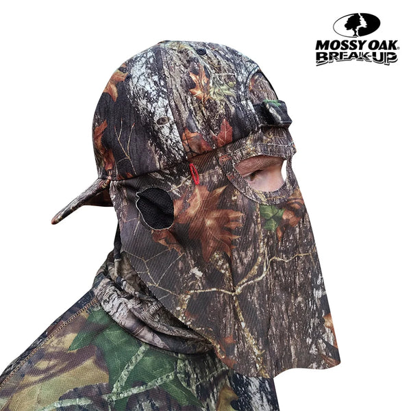 2-in-1 REAR Face Mask and Camo Hat (Fitted)