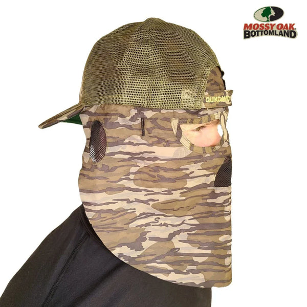 2-in-1 REAR Face Mask and Camo Hat (Fitted)