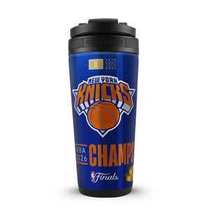 Officially Licensed New York Knicks 2026 NBA Champions 4D 26oz Ice Shaker